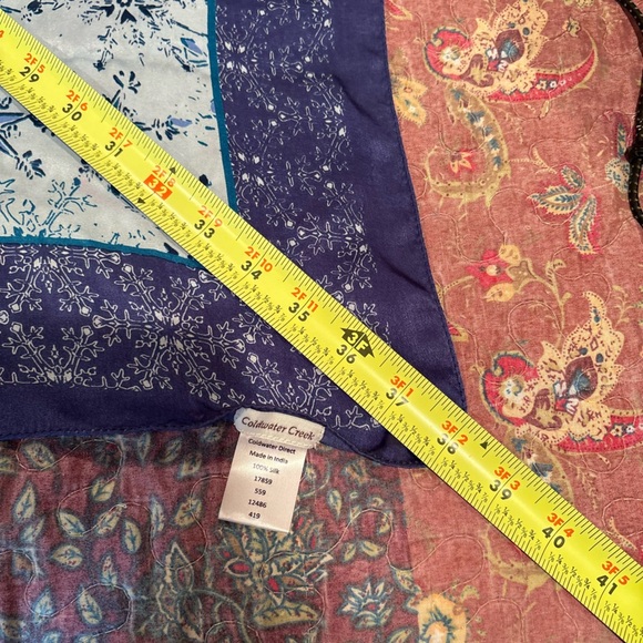 Coldwater Creek silk scarf - Picture 4 of 9